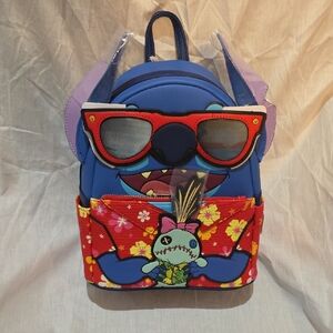 Loungefly Limited Edition Stitch Vacation Mini Backpack